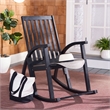 Safavieh Clayton Wood Rocking Chair in Black