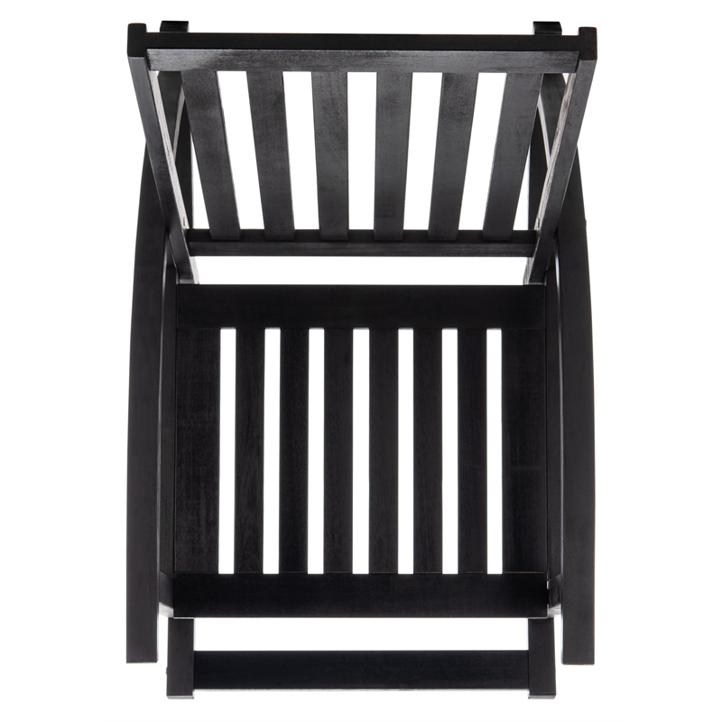 Safavieh Clayton Wood Rocking Chair in Black