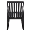 Safavieh Clayton Wood Rocking Chair in Black