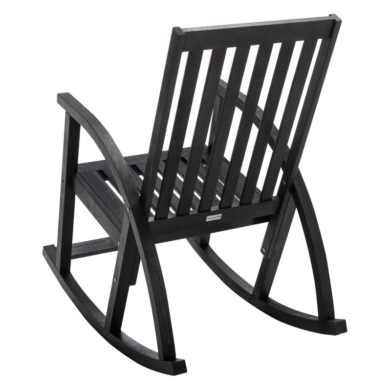 Safavieh Clayton Wood Rocking Chair in Black