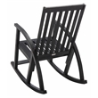 Safavieh Clayton Wood Rocking Chair in Black