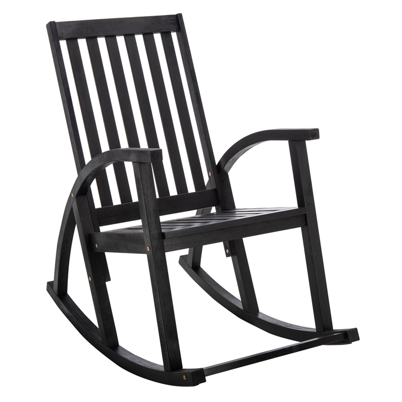 Safavieh Clayton Wood Rocking Chair in Black
