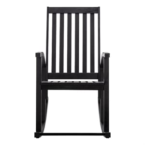 Safavieh Clayton Wood Rocking Chair in Black