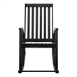 Safavieh Clayton Wood Rocking Chair in Black