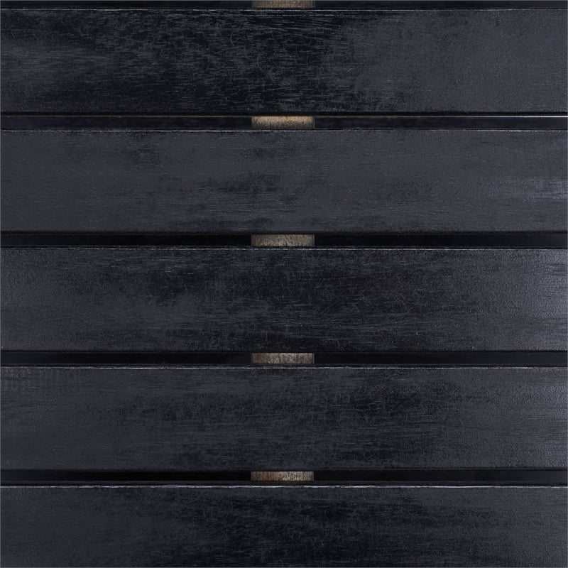 Safavieh Lodi Wood Tea Cart in Black