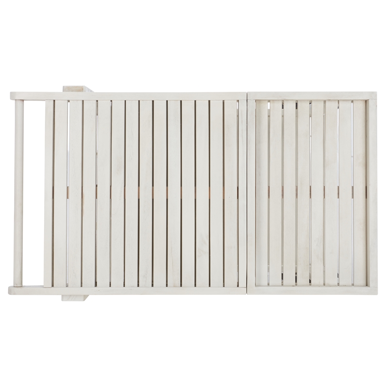 Safavieh Orland Wood Tea Trolly in White