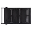 Safavieh Orland Wood Tea Trolly in Black
