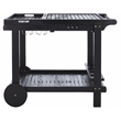 Safavieh Orland Wood Tea Trolly in Black