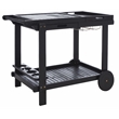 Safavieh Orland Wood Tea Trolly in Black