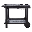 Safavieh Orland Wood Tea Trolly in Black