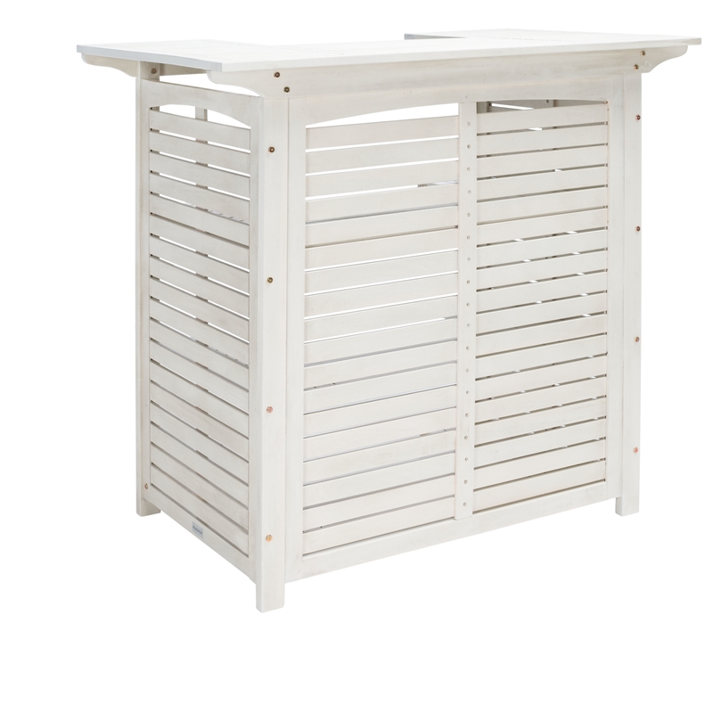 Safavieh Monterey Wood Bar Table in White