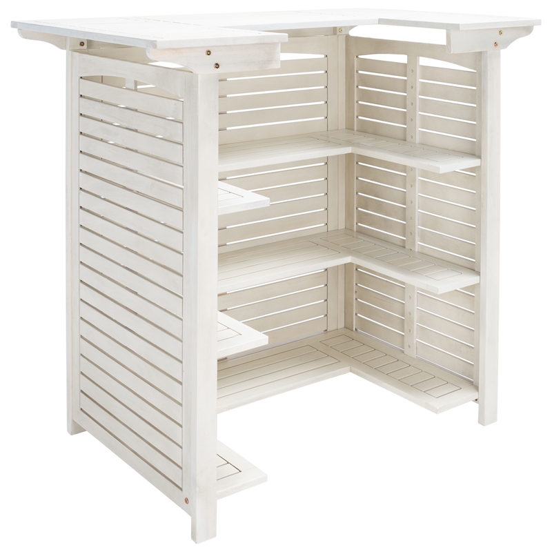 Safavieh Monterey Wood Bar Table in White