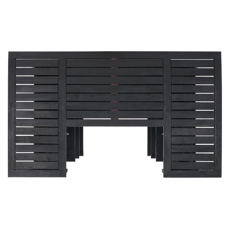 Safavieh Monterey Wood Bar Table in Black