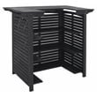 Safavieh Monterey Wood Bar Table in Black