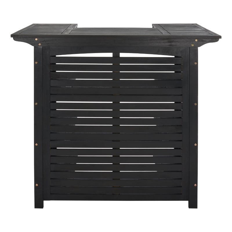 Safavieh Monterey Wood Bar Table in Black