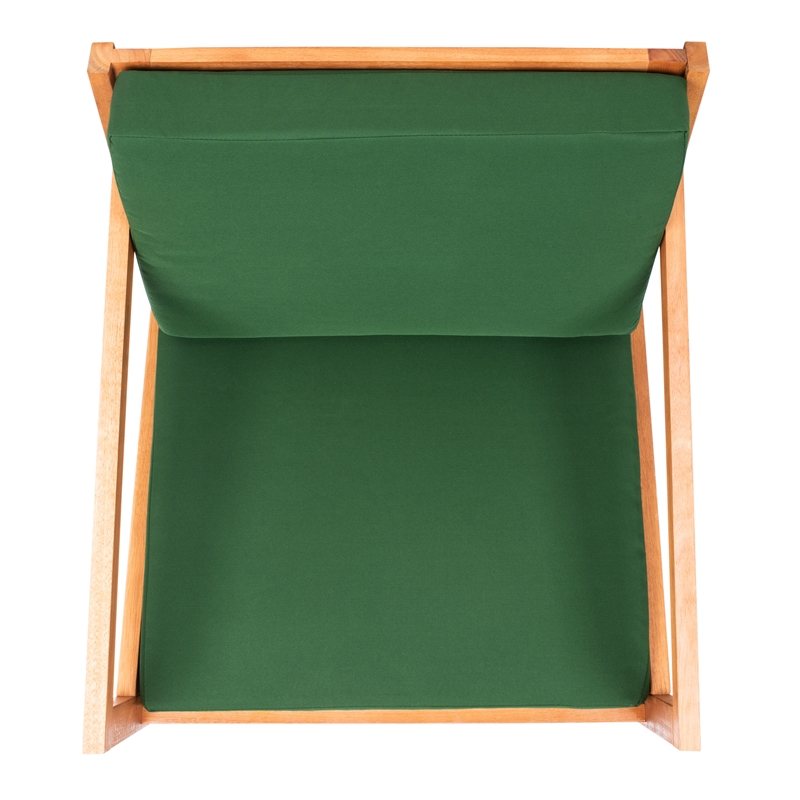Safavieh Vernon Wood Rocking Chair in Natural / Green