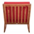Safavieh Vernon Wood Rocking Chair in Natural / Red