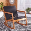 Safavieh Vernon Wood Rocking Chair in Natural / Black