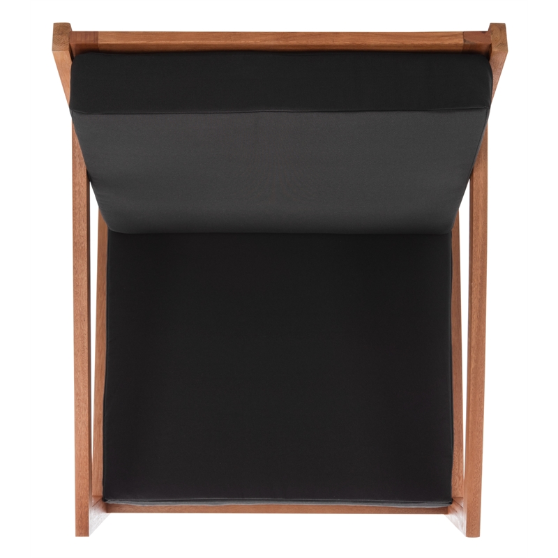 Safavieh Vernon Wood Rocking Chair in Natural / Black