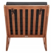 Safavieh Vernon Wood Rocking Chair in Natural / Black