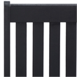 Safavieh Brea Twin Seat Wood Bench in Black