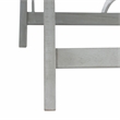 Safavieh Palmdale Wood and Fabric Lounge Chair in Gray / Beige