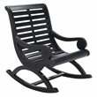 Safavieh Sonora Wood Rocking Chair in Black