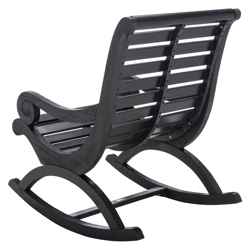 Safavieh Sonora Wood Rocking Chair in Black
