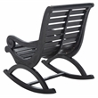 Safavieh Sonora Wood Rocking Chair in Black