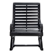 Safavieh Sonora Wood Rocking Chair in Black