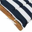 Safavieh Pacifica 3 Piece Wood Lounge Set in Natural / Navy