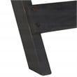 Safavieh Pacifica 3 Piece Wood Lounge Set in Black / Beige