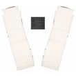 Safavieh Pacifica 3 Piece Wood Lounge Set in Black / Beige