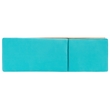 Safavieh Newport Wood Lounge Chair in Natural / Aqua