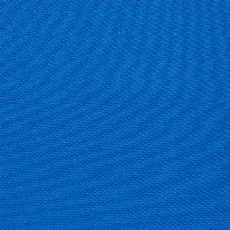 Safavieh Solano Wood and Fabric Sunlounger in Natural / Royal Blue