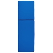 Safavieh Solano Wood and Fabric Sunlounger in Natural / Royal Blue