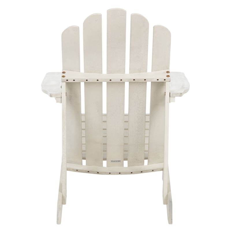 Safavieh Topher Adirondack Wood Chair in White