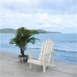 Safavieh Topher Adirondack Wood Chair in White