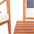 Safavieh Nunzio 4 Piece Wood and Fabric Set in Natural / Beige