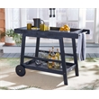 Safavieh Renzo Wood Bar Cart in Black