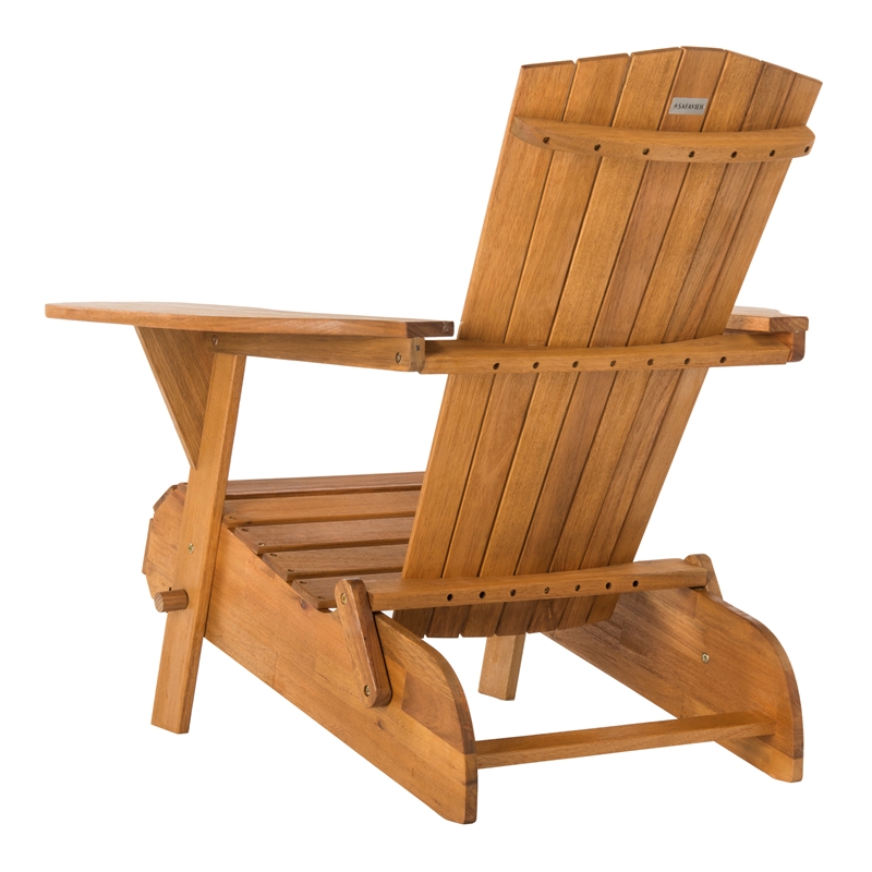 Safavieh Breetel Wood Adirondack 2 Per Box in Natural