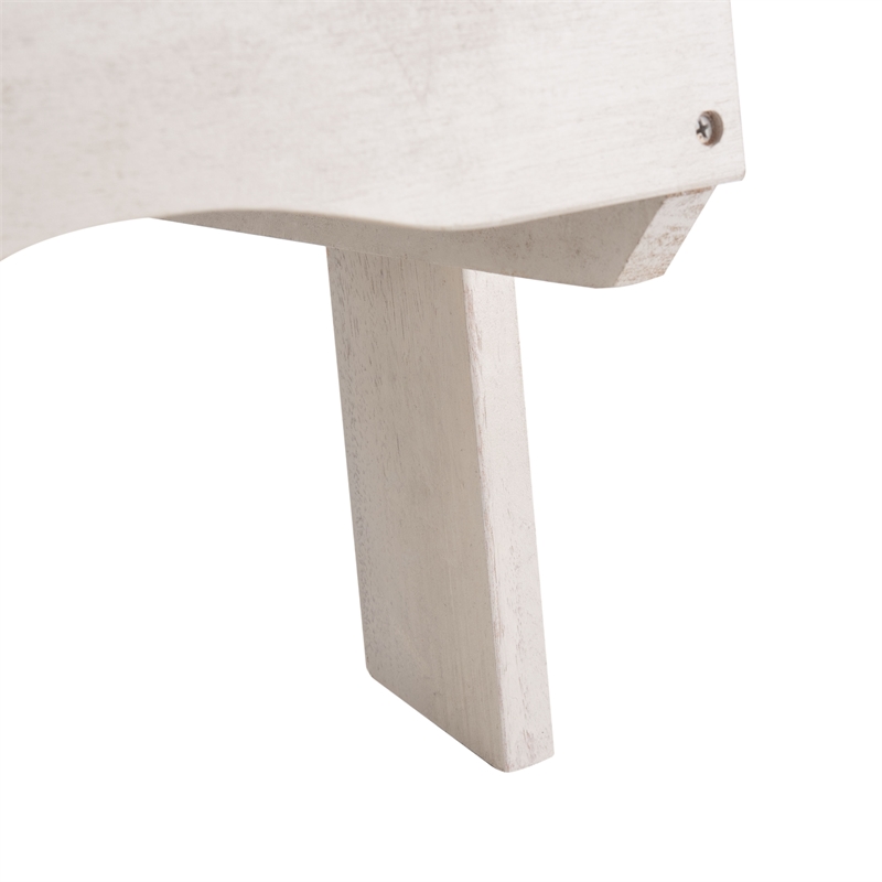 Safavieh Breetel Wood Adirondack 2 Per Box  in White