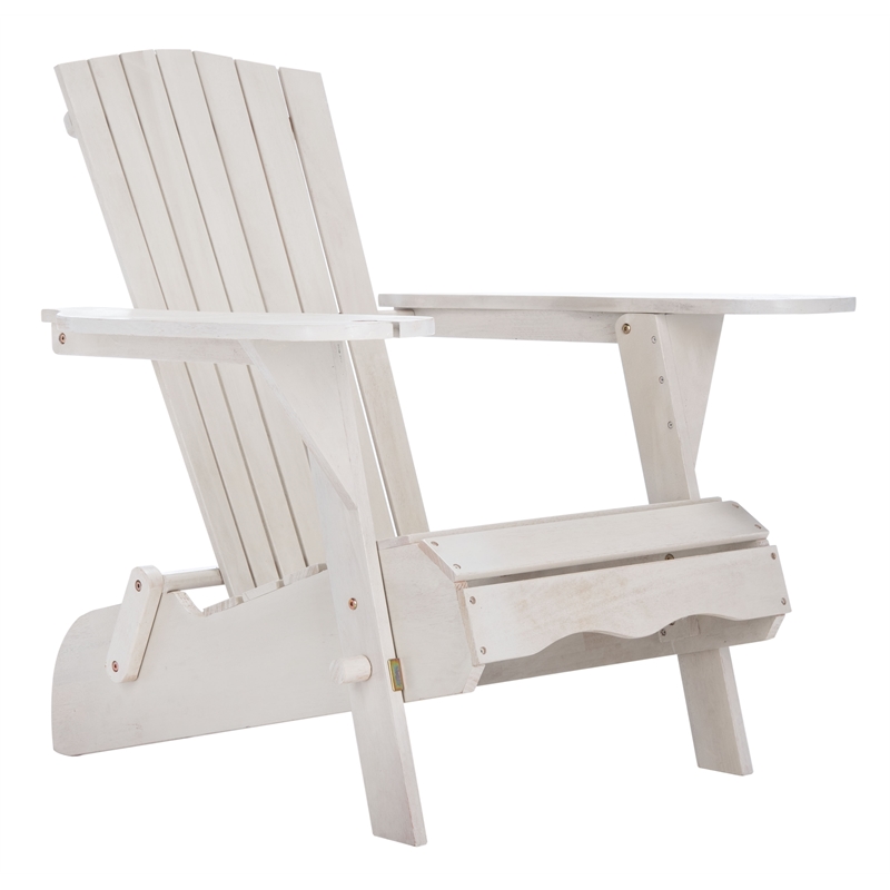 Safavieh Breetel Wood Adirondack 2 Per Box  in White