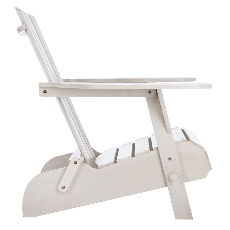 Safavieh Breetel Wood Adirondack 2 Per Box  in White
