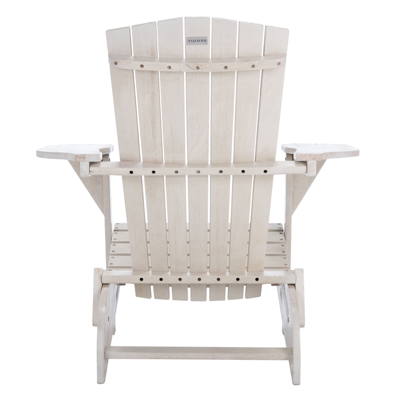 Safavieh Breetel Wood Adirondack 2 Per Box  in White