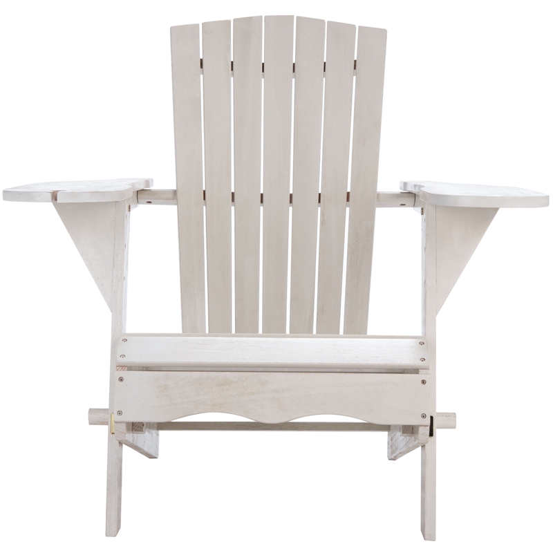 Safavieh Breetel Wood Adirondack 2 Per Box  in White