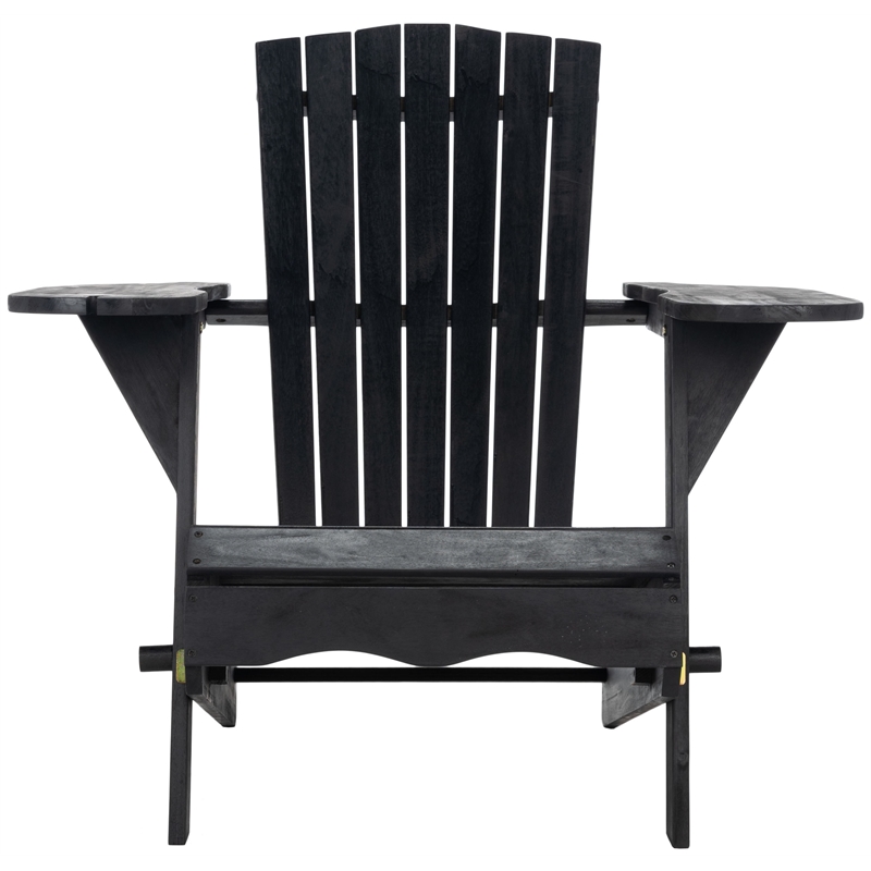Safavieh Breetel Wood Adirondack 2 Per Box in Black