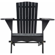 Safavieh Breetel Wood Adirondack 2 Per Box in Black