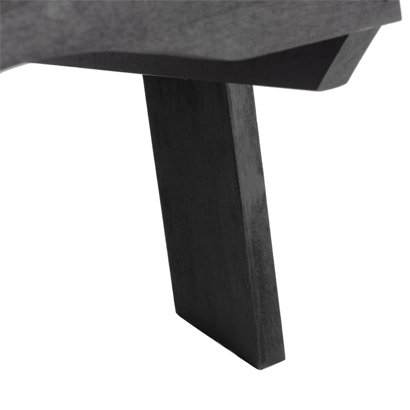 Safavieh Breetel Wood Adirondack 2 Per Box in Black