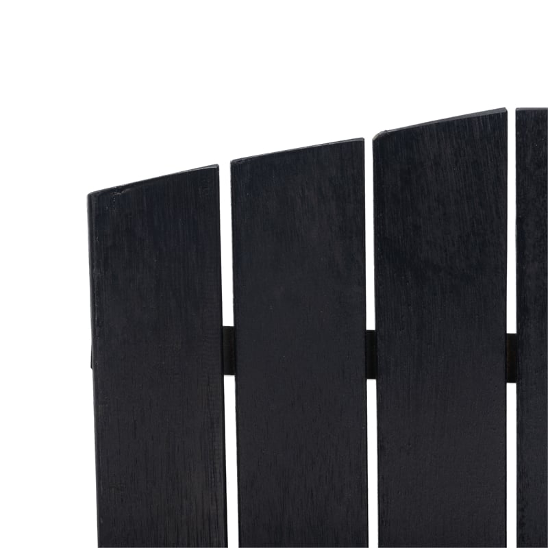 Safavieh Breetel Wood Adirondack 2 Per Box in Black